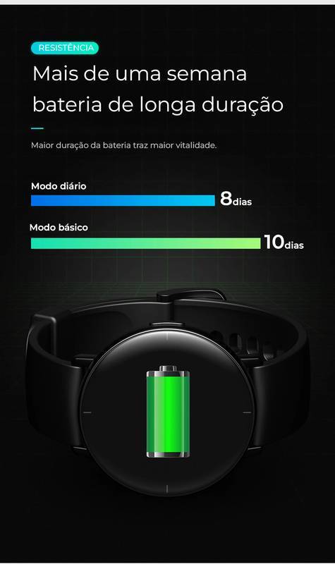 Relógio Inteligente Mibro Lite | Amoled | IP68 | Ultra Fino 9,8mm